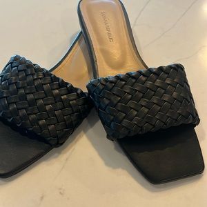 Banana Republic black sandals , size 8